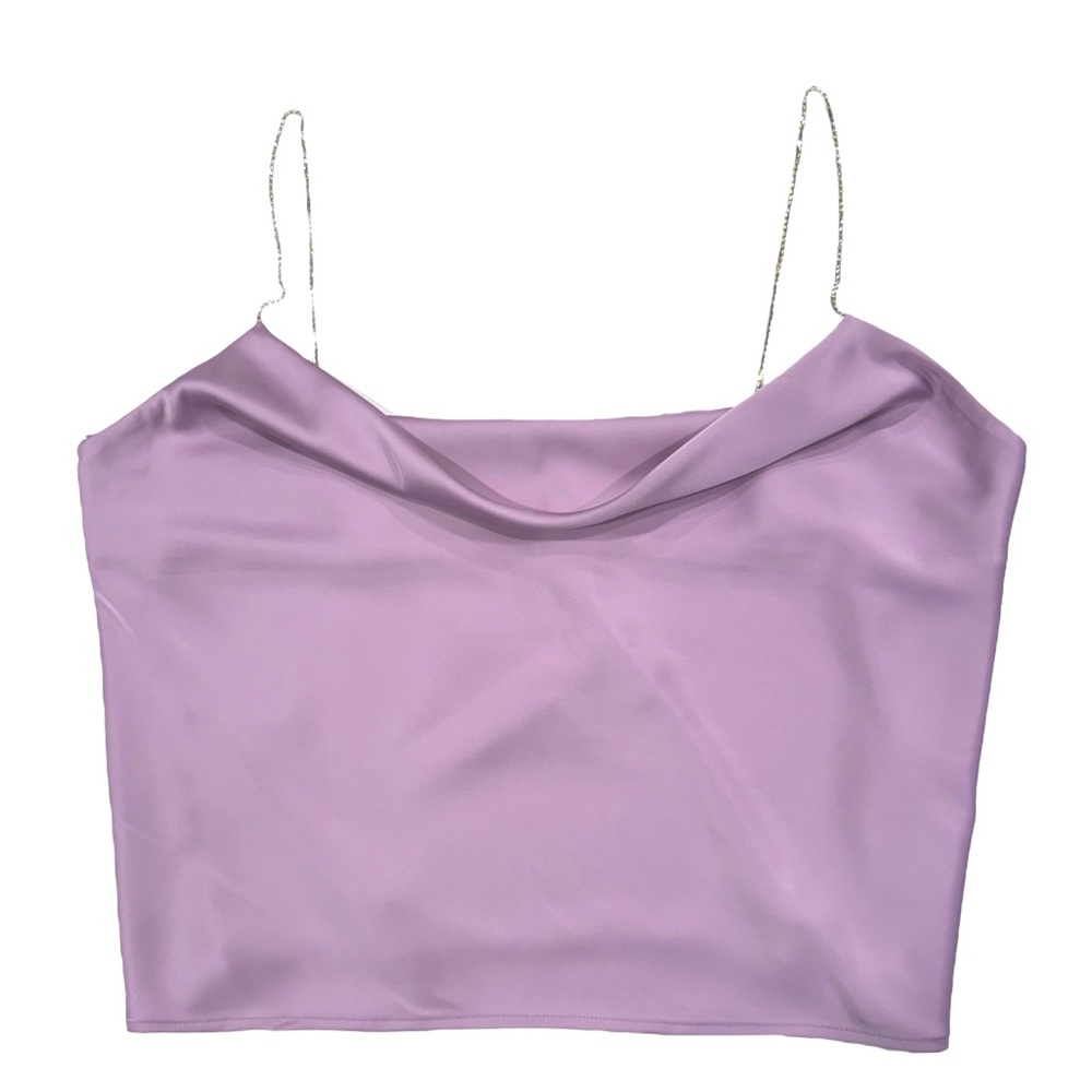 HOUSE OF HARLOW 1960 Rhinestone Bling Sexy Strap Tank Cami Top Glam NWT Large
